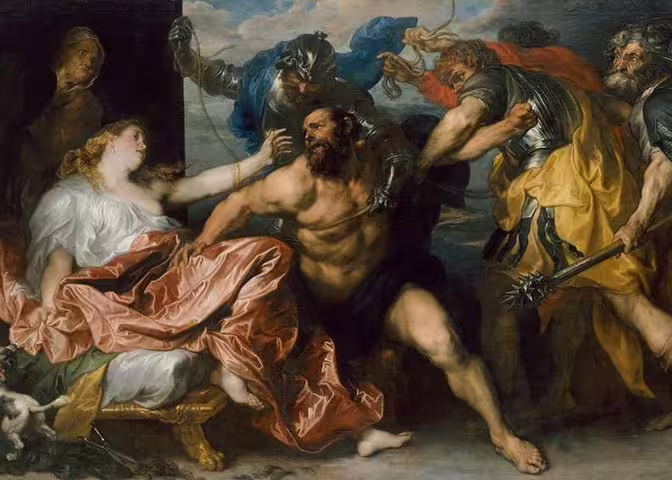 Discover the dramatic Baroque artwork depicting a dynamic mythological scene at the Kunsthistorisches Museum Vienna.