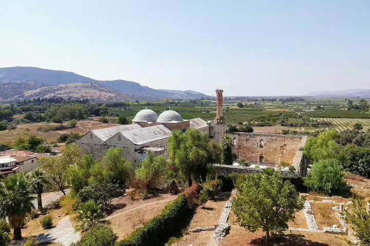 Panoramic view of Basilica of St John near Ephesus on private all-inclusive tour from Istanbul with flights