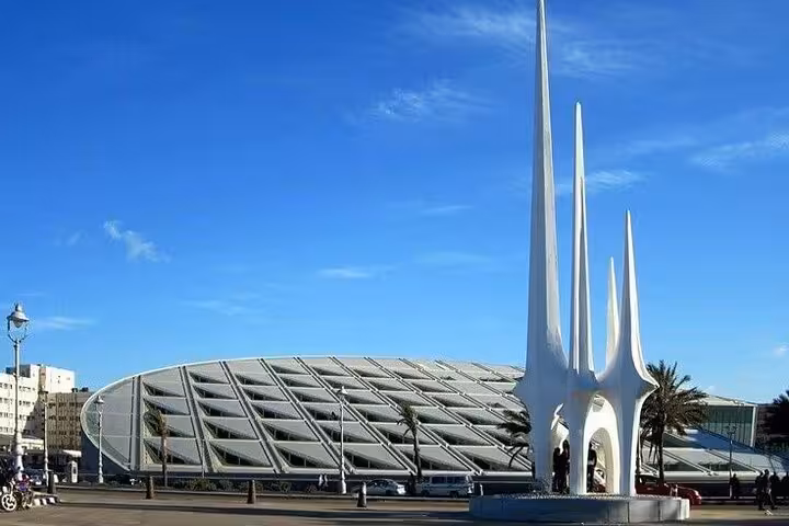 Bibliotheca Alexandrina exterior in Alexandria on Cairo to Alexandria day tour with guide, tickets and lunch