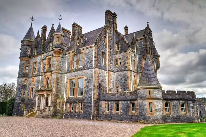 Blarney Castle manor house exterior in County Cork, stop on Dublin to Blarney Castle and Cork City tour