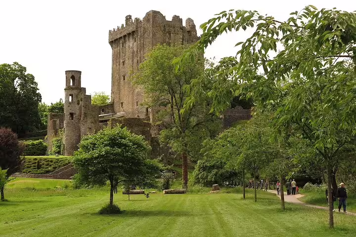 Blarney Castle tower and gardens in County Cork, a key stop on the Dublin day trip via Cork City and Rock of Cashel