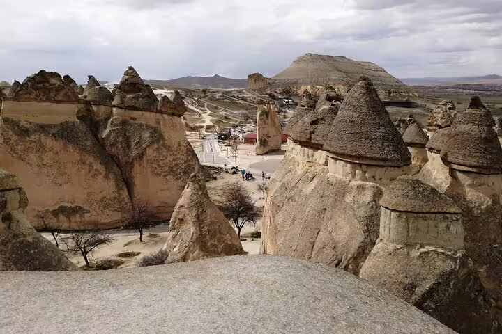 Cappadocia fairy chimneys and rock formations in Pasabag on 2 day 1 night tour from Istanbul
