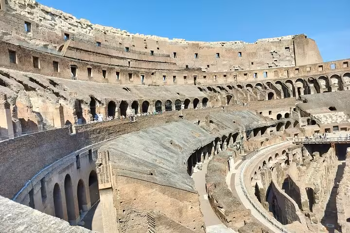 Discover the Colosseum's architectural marvels and ancient history on our exclusive guided tour in Rome.