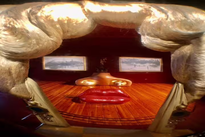 Experience surrealism with Dalí Museum's Mae West Room, showcasing iconic art and unique visual illusions.