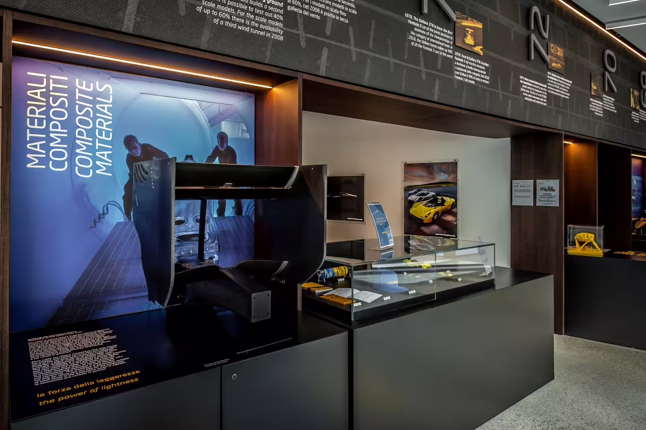 Discover advanced composite materials at Dallara Academy, highlighting innovation in motorsport engineering.