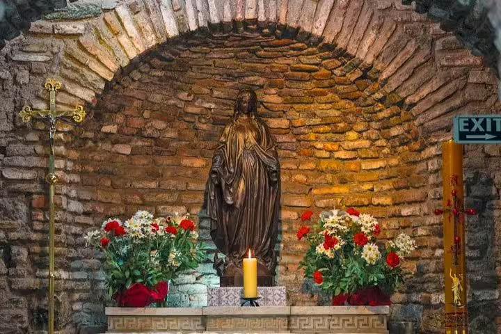 Visit the serene shrine at the House of Virgin Mary, featured in our all-inclusive Ephesus tour package.