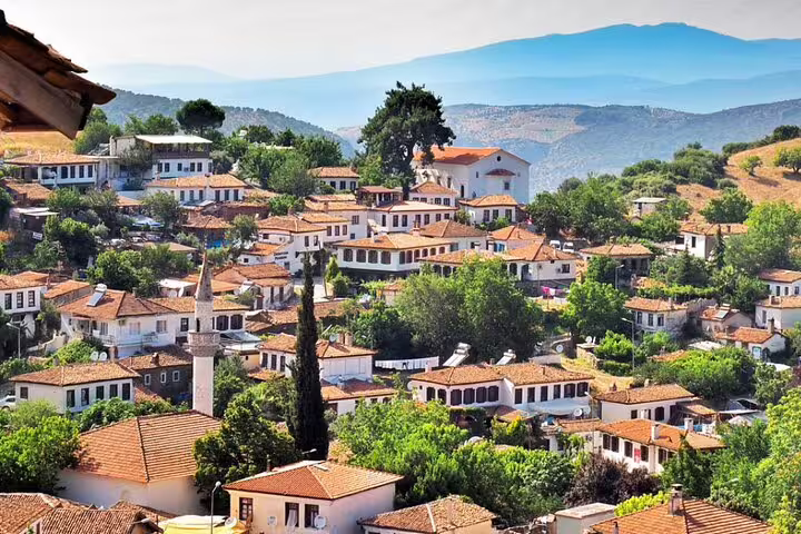 Discover the charming hillside village near Ephesus, a highlight of the Skip-the-line Ephesus & Wine Tasting Tour.