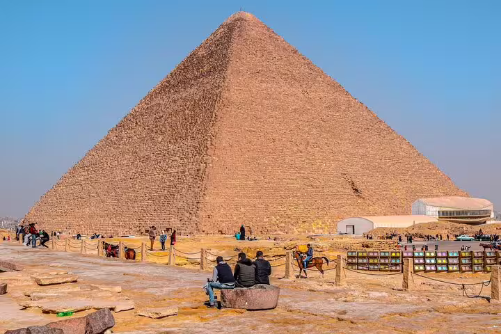Great Pyramid of Giza near Cairo, a must-see on luxury Four Seasons Hotel Egypt tours and private excursions