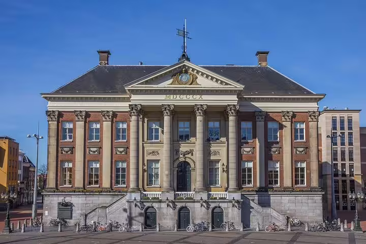 Groningen City Hall on Grote Markt, key landmark on the Explore Groningen self-guided GPS audio tour