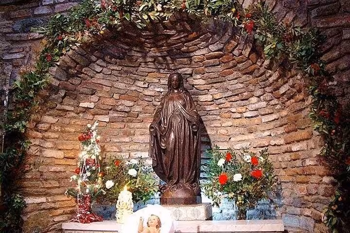 House of Virgin Mary shrine altar near Ephesus on a day tour from Bodrum, Turkey