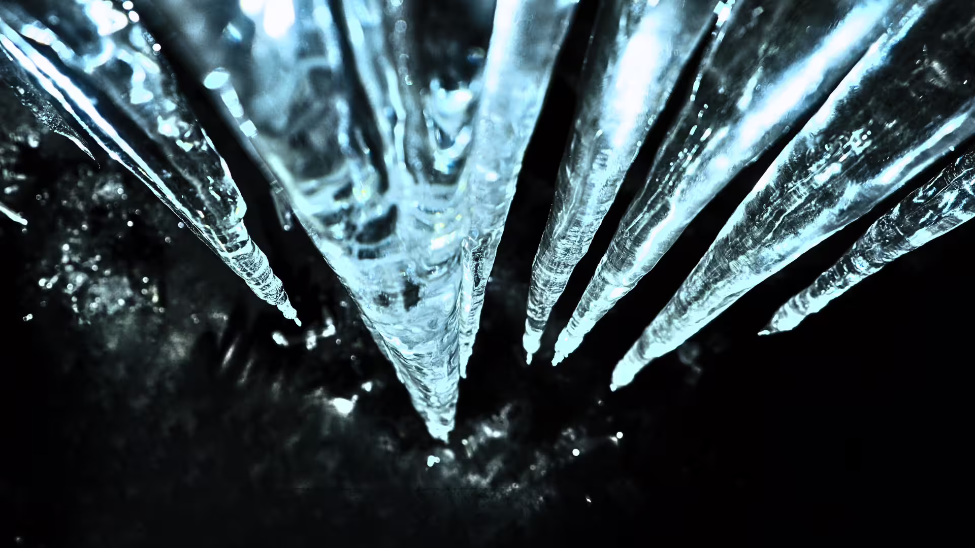 Frozen Moment in Time at Natural Langjökull Glacier