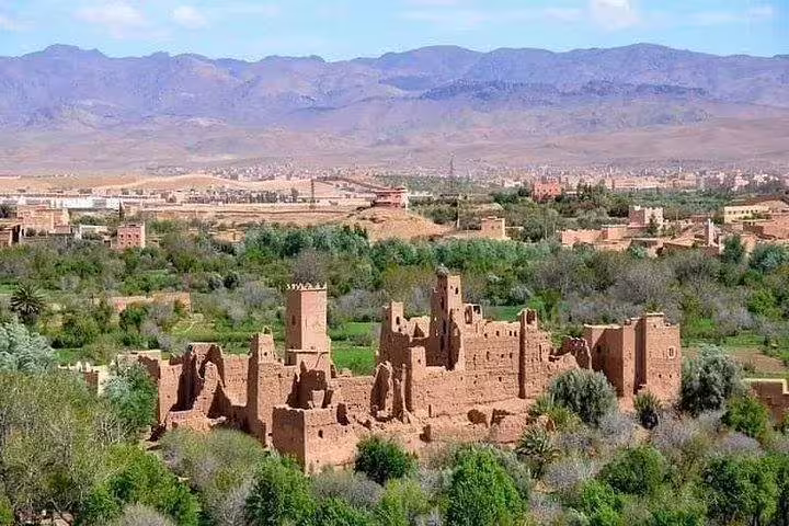 Kasbah ruins in Dades Valley near Ouarzazate, scenic stop on 3-day private desert tour Marrakech