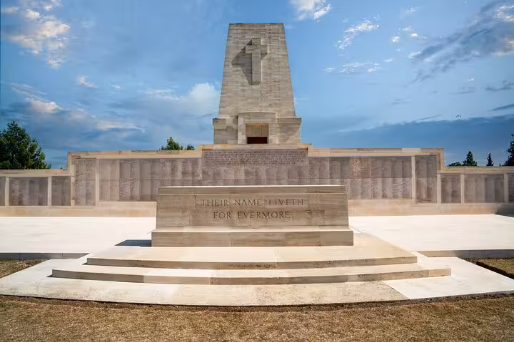 Lone Pine Memorial at Gallipoli Peninsula, key stop on full-day Gallipoli tour from Istanbul with lunch