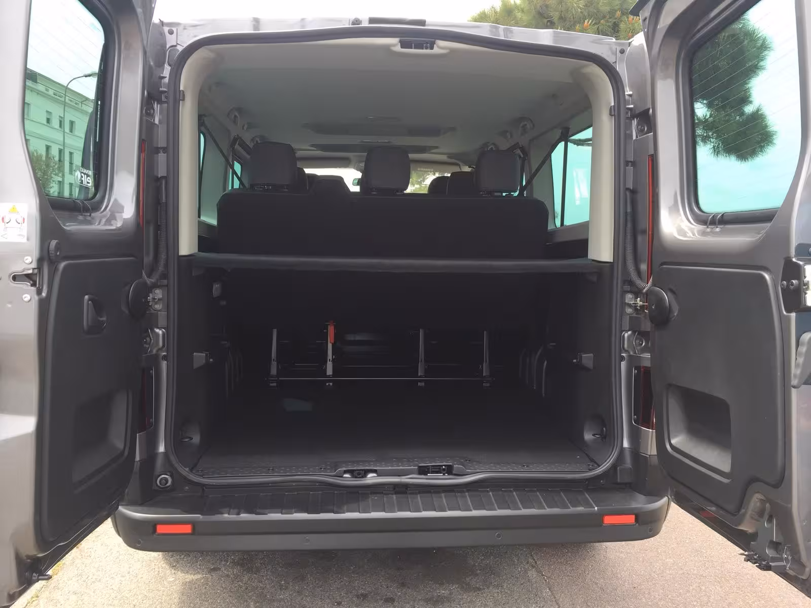 Spacious van trunk for Marseille Provence Airport transfer to train station, port or hotel with luggage space