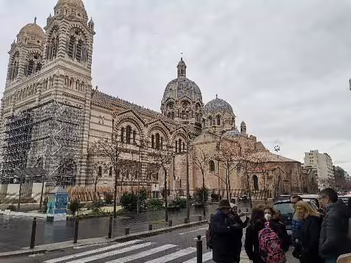 Marseille Cathedral La Major exterior, key stop on 7-day Christian heritage and cultural tour in Provence
