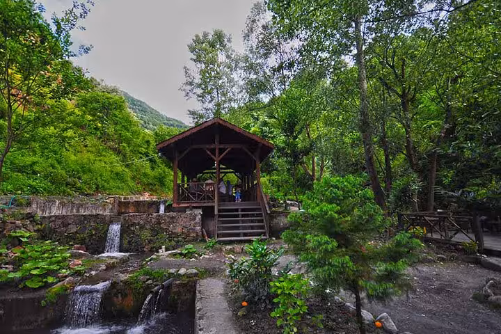 Masukiye forest stream and wooden pavilion stop on Sapanca day trip from Istanbul with lunch included