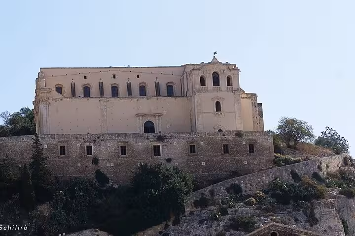 Explore the majestic Baroque architecture of the historic building featured in Il Commissario Montalbano tours.