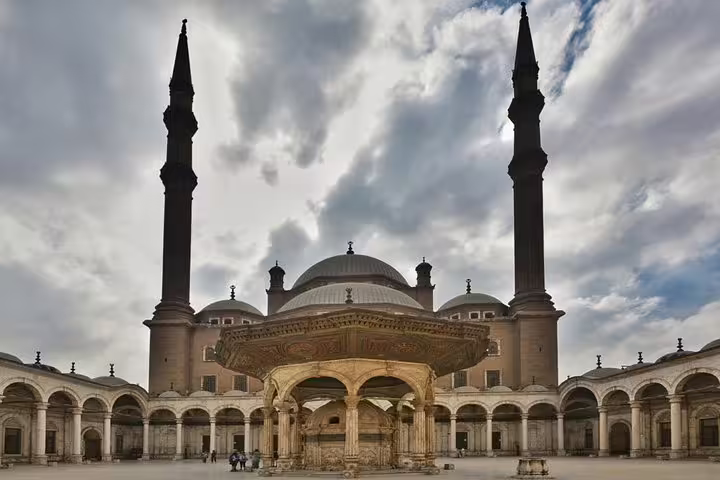 Mosque of Muhammad Ali in Cairo Citadel, a highlight on private Cairo tour from Marsa Alam by flight