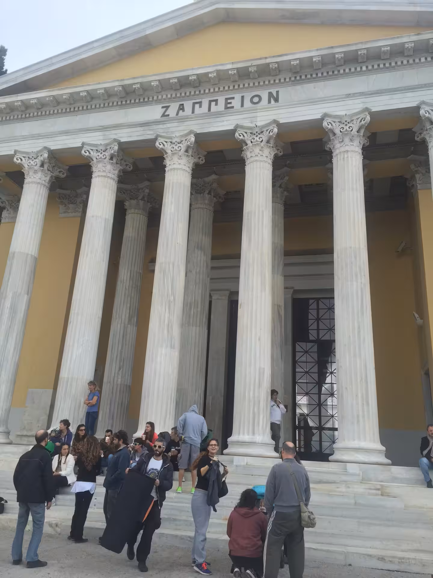 National Archaeological Museum Athens with grand Ionic columns, a stop on a full-day private Acropolis tour
