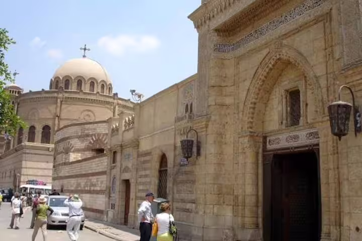 Old Cairo street view near Coptic churches, part of private tour to Old Cairo landmarks and Khan El Khalili Bazaar