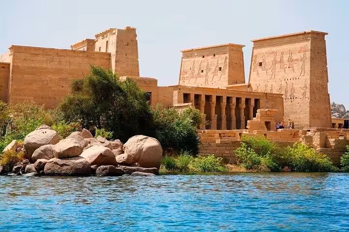 Philae Temple on the Nile near Aswan, must-see stop on a 7-day 6-night private cruise Luxor to Aswan