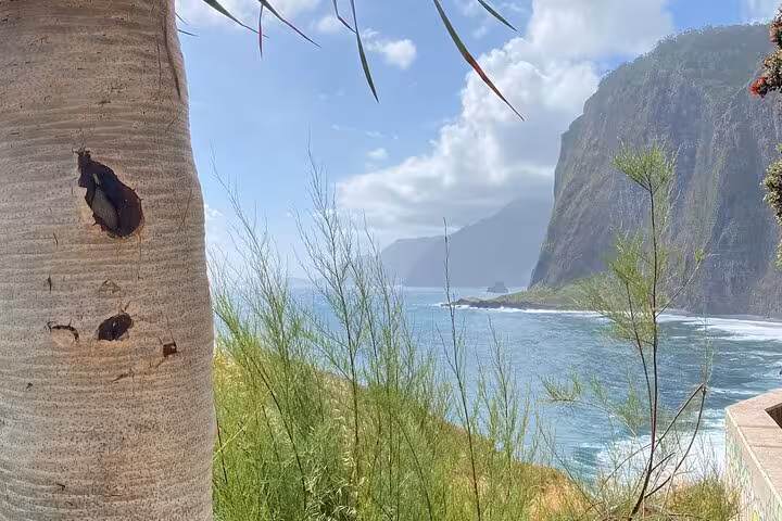 Madeira sea cliffs and Atlantic coast scenery on East 4x4 expedition from Pico do Areeiro to Ponta São Lourenço