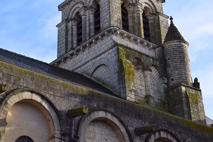 Admire the architectural beauty of Poitiers' historic church towers during a memorable walking tour.