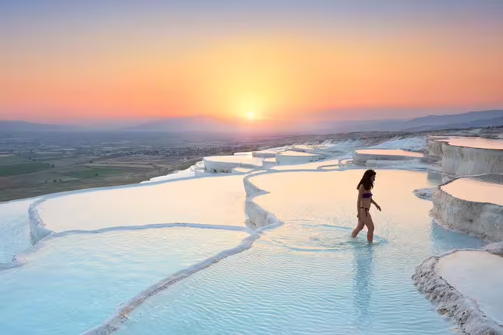 The Travertines in Pamukkale