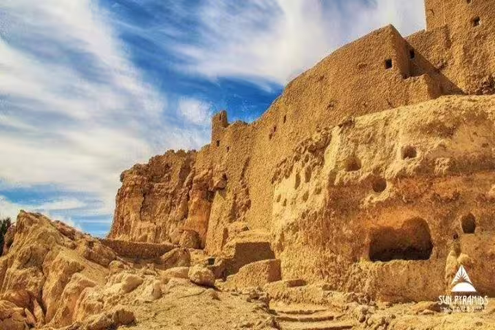 Ancient Shali Fortress ruins in Siwa Oasis, Egypt, on a 5 days 4 nights short break desert tour