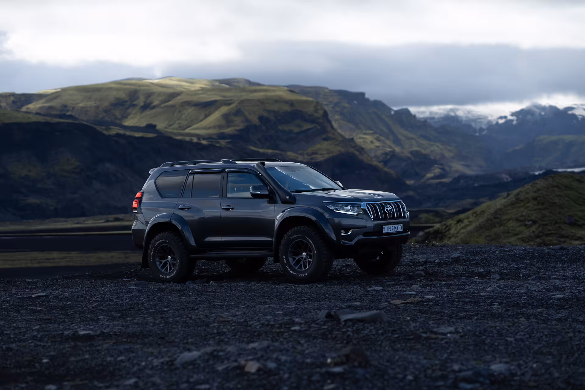 Super jeep on Iceland South Coast en route to Sólheimajökull glacier hike adventure from Reykjavík