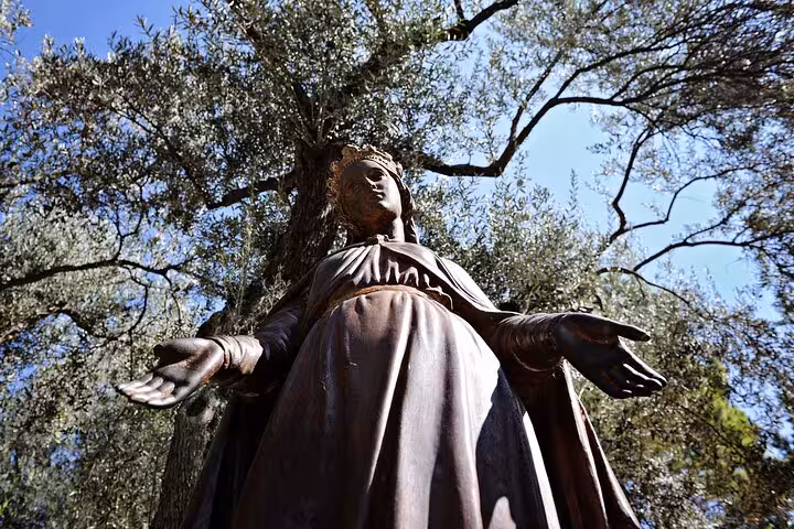 Virgin Mary statue at House of the Virgin Mary near Ephesus, on a private 6-day Turkey tour from Istanbul