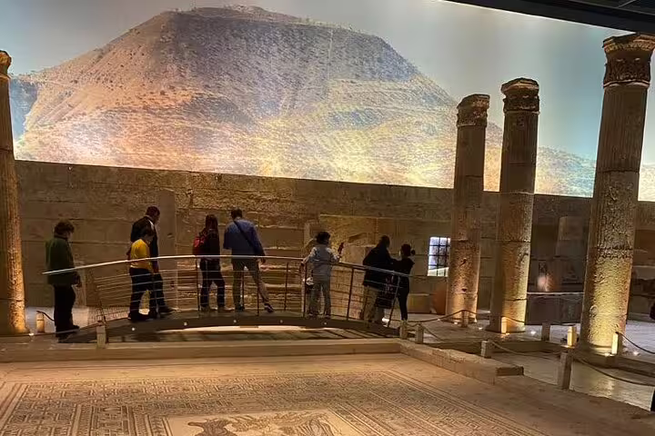 Visitors explore ancient Zeugma Mosaic Museum in Gaziantep, key stop on 10-day private Turkey tour