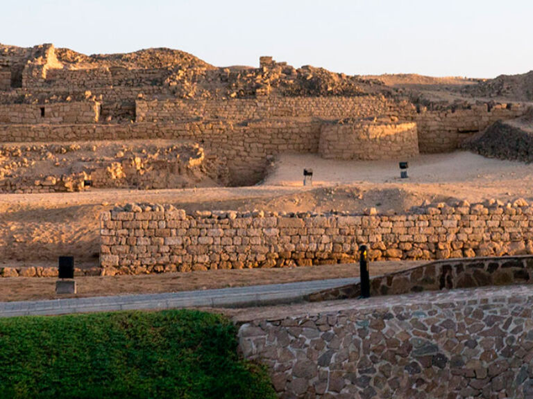 Al Balid Archeological Site in Oman is an ancient port on the Arabian Sea, dating back to 2000 BC, offering visitors a peek into Arabian history.