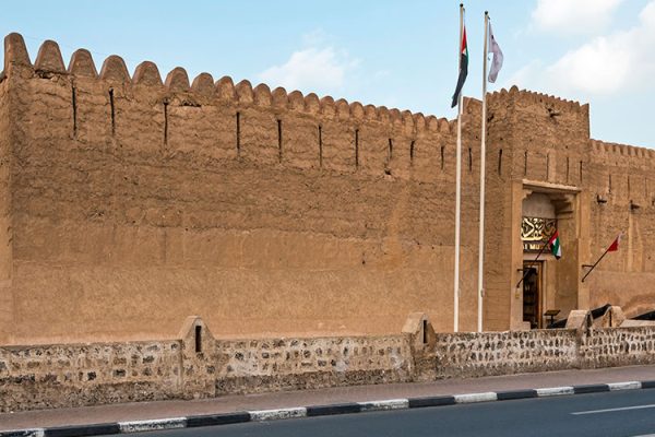 Al Fahidi Fort, Dubai's oldest building from 1787, is now the Dubai Museum, reflecting the city's history and culture in the Al Fahidi Historical Neighborhood.