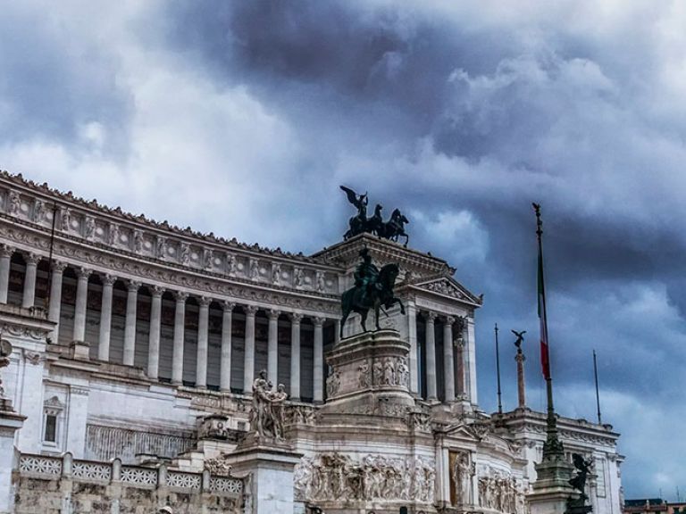 The Altar of the Fatherland, or Monumento Nazionale a Vittorio Emanuele II, is a grand national monument in Rome, Italy, dedicated to Italy's first king. It honors the Italian people's sacrifices in the struggle for unification and stands proudly in Piazza Venezia, the heart of the city.