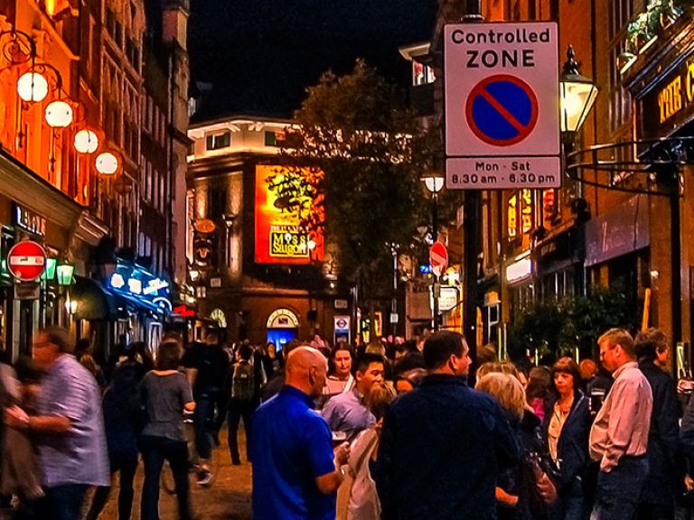 Soho, nestled in London's West End, teems with history and entertainment. Its streets are dotted with trendy cafes, shops, and diverse eateries. Not to miss are the theaters, cinemas, and Ronnie Scott's Jazz Club.