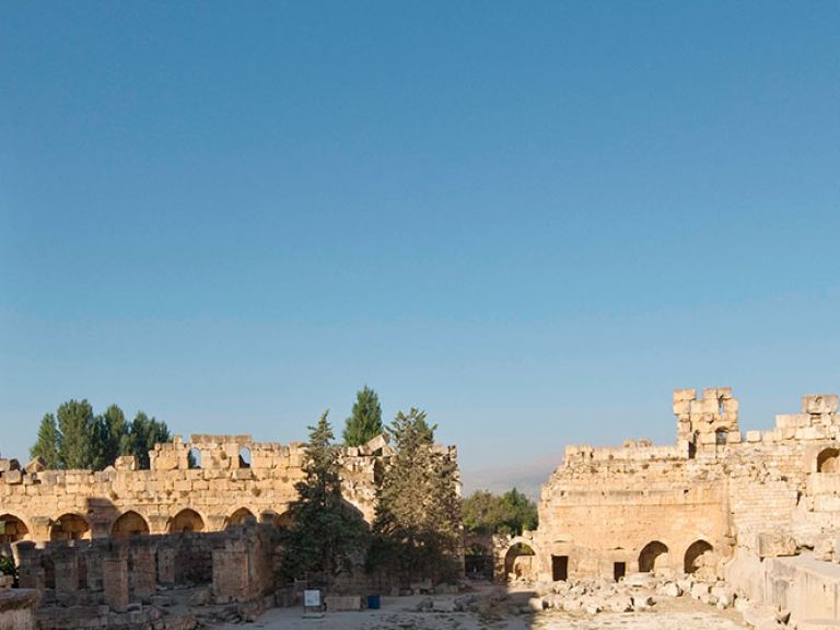 Nestled in eastern Lebanon, Baalbek city boasts renowned ancient temples like Temple of Jupiter, Bacchus, and Venus. Discover these well-preserved marvels at the heart of the city, Baalbek, Lebanon.