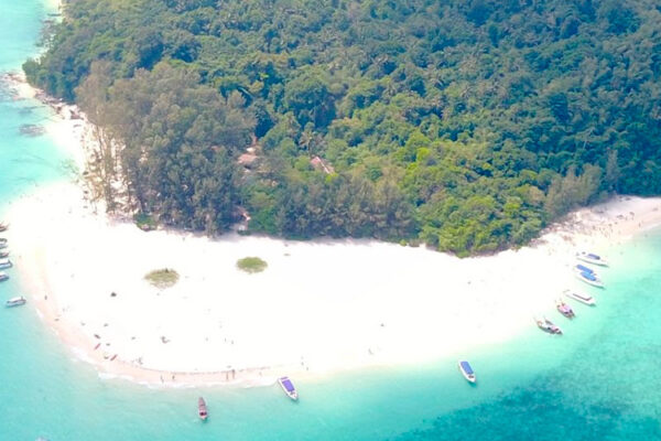 Bamboo Island is part of the Phi Phi islands, which are located in Krabi Province, Thailand.