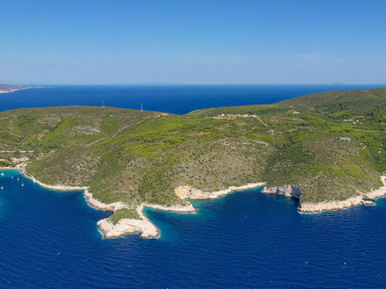 Bisevo Island, a serene and picturesque islet situated southwest of Komiza on Vis Island, offers a peaceful escape with no cars or buses. Relax on beautiful beaches, savor Croatian cuisine at local eateries, and enjoy the tranquility.