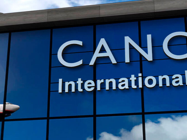 Cancun International Airport, located near Cancun city in Benito Juarez municipality, is Mexico's busiest airport. In 2016, it served over 21 million passengers, and an ongoing expansion project aims to double its capacity. It offers global and domestic flights.
