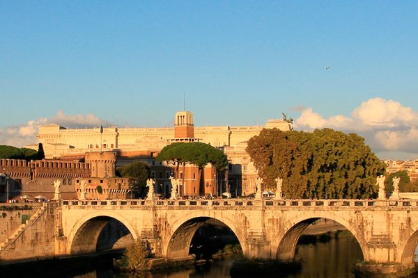 The Castel Sant'Angelo, also known as the Mausoleum of Hadrian, was originally built in the 2nd century AD as a tomb for Roman Emperor Hadrian and his family.