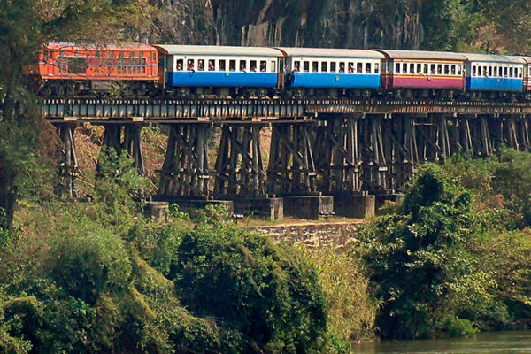 The Death Railway is the nickname given to the Thailand to Burma railway, which was constructed during World War II.