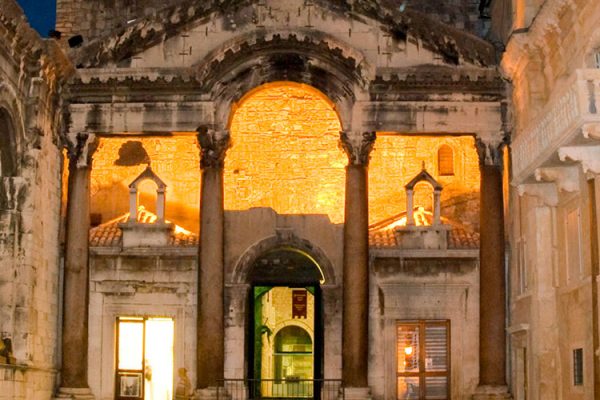 Visit Diocletian Palace in Split, Croatia—a stunning fourth-century fortress with preserved walls and towers. Explore narrow streets, admire stone carvings, and enjoy museums, shops, and restaurants. A must-visit destination!