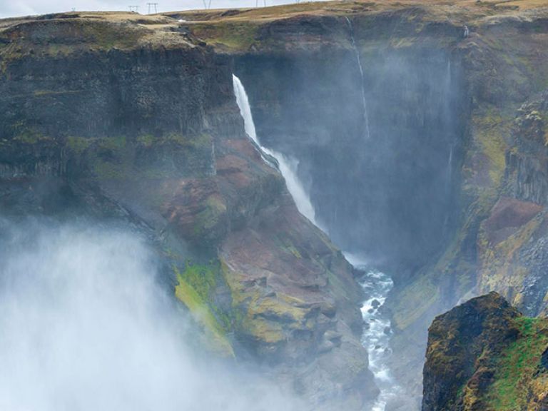 Háifoss-Waterfall