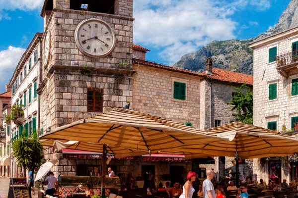 Kotor, Montenegro, boasts a UNESCO-listed old town with medieval walls, churches, and squares. Its rich history and cultural landmarks, like the Cathedral of Saint Tryphon, draw many tourists.