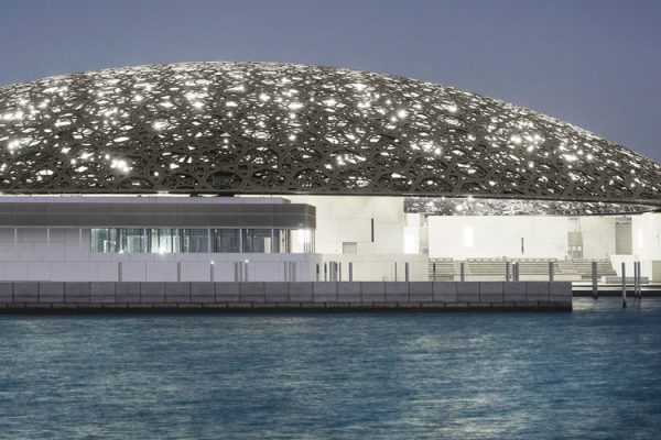 The Louvre Abu Dhabi is a museum located in Abu Dhabi, United Arab Emirates. It was opened on November 11th, 2017, and is a collaboration between the government of Abu Dhabi and the French government, which provides expertise and loans from the collections of the Musée du Louvre in Paris.