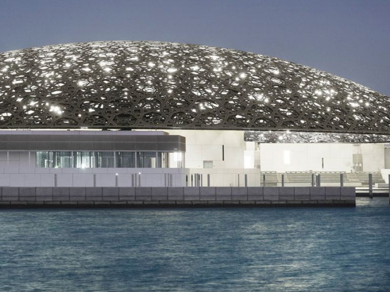 The Louvre Abu Dhabi is a museum located in Abu Dhabi, United Arab Emirates. It was opened on November 11th, 2017, and is a collaboration between the government of Abu Dhabi and the French government, which provides expertise and loans from the collections of the Musée du Louvre in Paris.