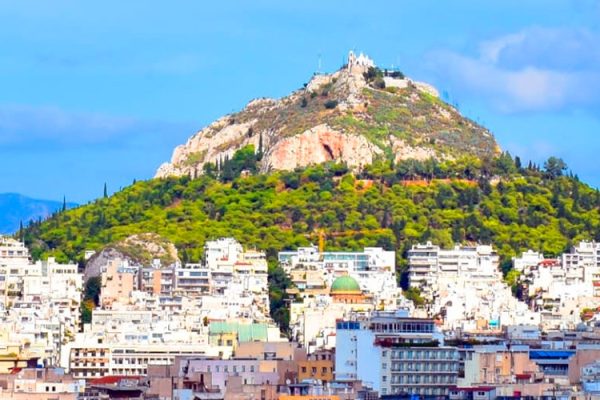 Lycabettus Hill, or Lykavittos, is a famous attraction in Athens. Standing at 277 meters tall, it offers stunning panoramic views, attracting both locals and tourists.