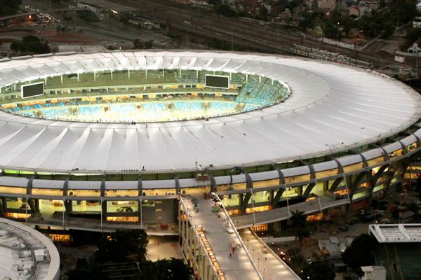 The Maracanã Stadium in Rio de Janeiro, seating 78,838, is a world-renowned venue. Famous for hosting two FIFA World Cup finals, visitors can explore its history through guided tours and enjoy breathtaking city views.
