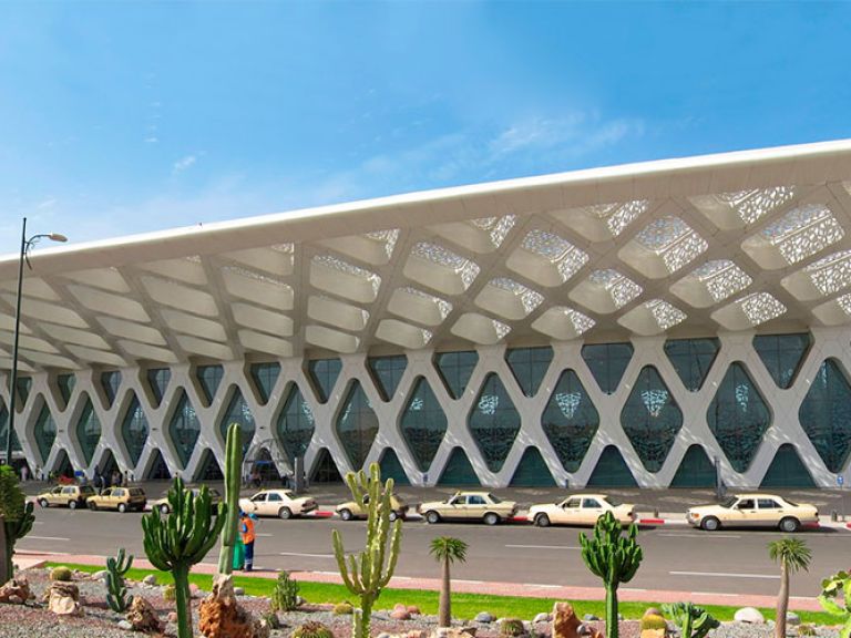 Marrakesh Menara Airport (RAK) is the main gateway to Morocco's capital, located near the city center. It offers quick, hassle-free international access, making it a top choice for travelers.